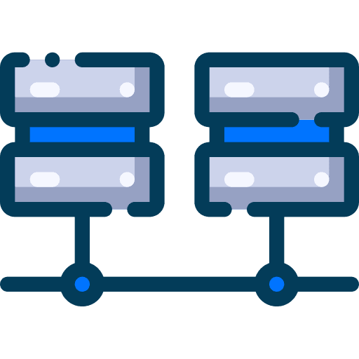 Server electronics data storage database icon Server electronics data storage database icon