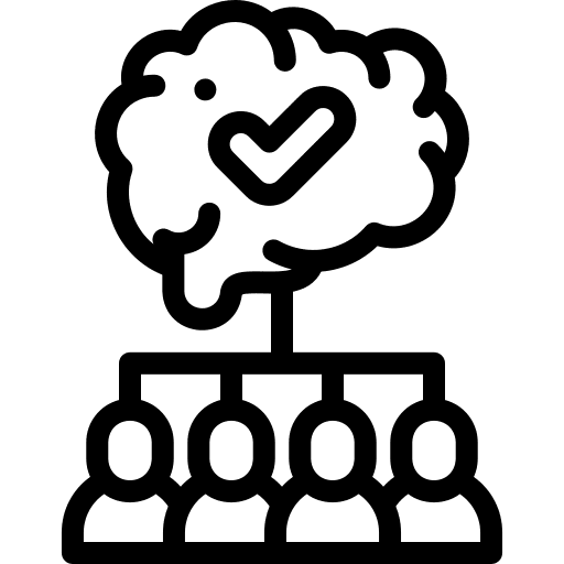 Neuromarketing brain people neuromarketing icon