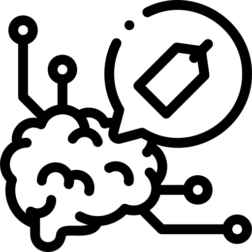 Neuromarketing label neuromarketing prize icon