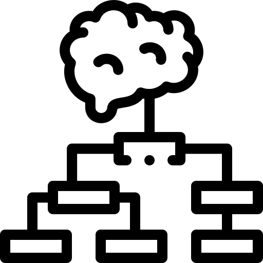 Structure marketing hierarchy neuromarketing icon Structure marketing hierarchy neuromarketing icon
