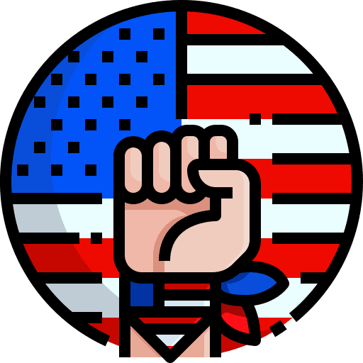Power cultures united states gesture icon