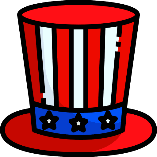 Uncle sam usa hat uncle sam icon Uncle sam usa hat uncle sam icon