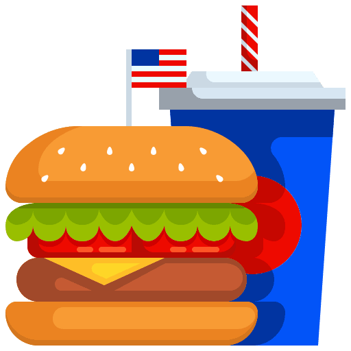 Hamburger hamburger cultures united states of america icon