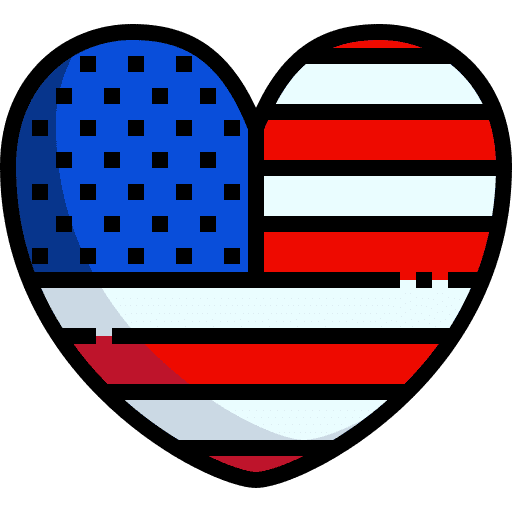Heart symbol nation flag icon Heart symbol nation flag icon