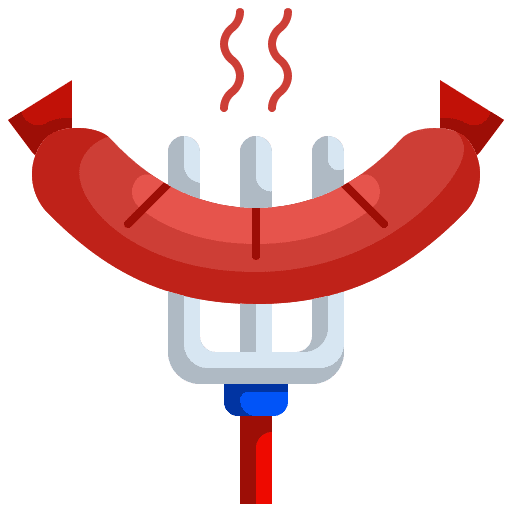 Hot dog food and restaurant food hungry icon