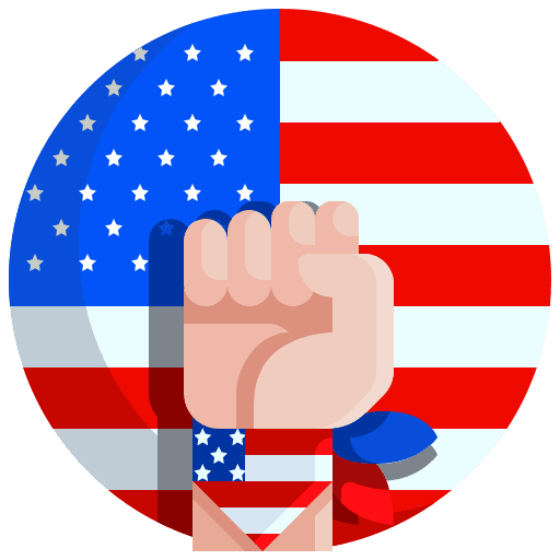Power fingers 4th of july cultures icon