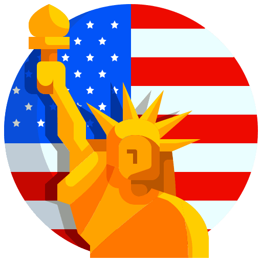 Statue of liberty cultures 4th of july landmark icon