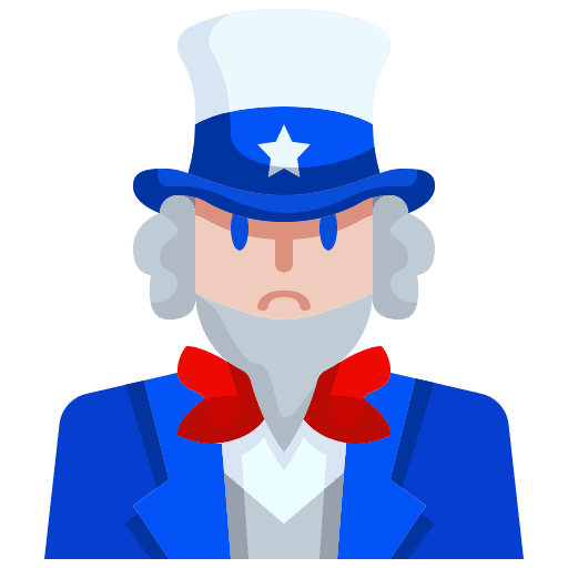 Uncle sam user 4th of july beard icon Uncle sam user 4th of july beard icon