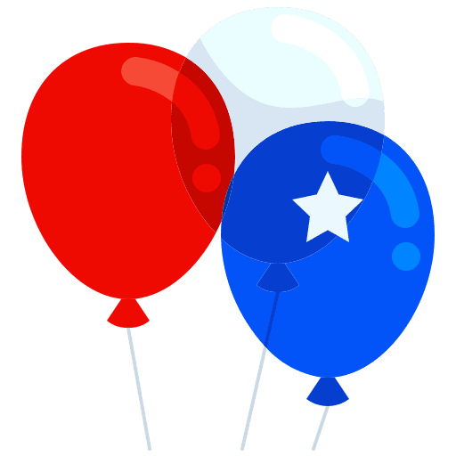 Balloon united states of america nation balloon icon Balloon united states of america nation balloon icon