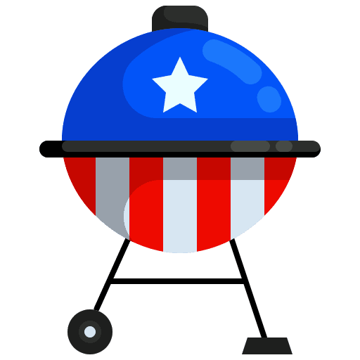 Bbq grill holidays cooking equipment icon Bbq grill holidays cooking equipment icon
