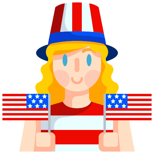 Girl usa girl 4th of july icon Girl usa girl 4th of july icon