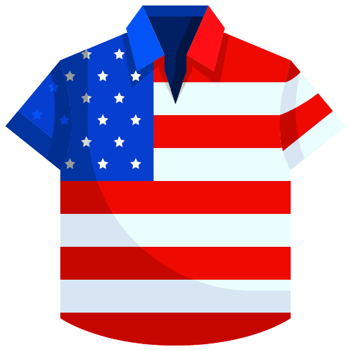 Tshirt flag clothes usa icon Tshirt flag clothes usa icon