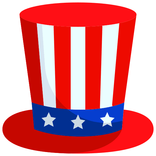Uncle sam hat united states of america uncle sam icon Uncle sam hat united states of america uncle sam icon