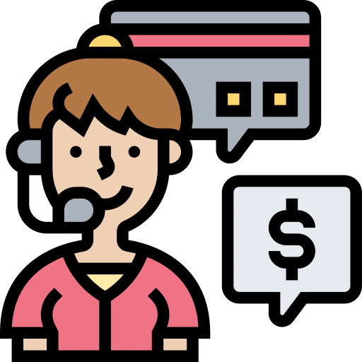 Consultant contact support help call icon Consultant contact support help call icon