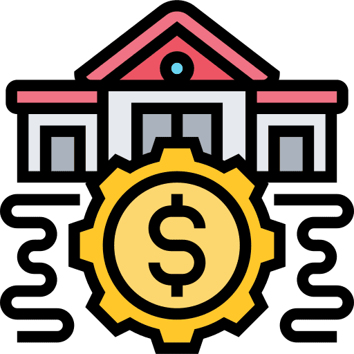 Innovation center business and finance innovation center building icon Innovation center business and finance innovation center building icon