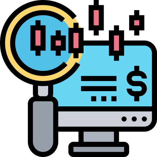 Stock stock trade analysis icon Stock stock trade analysis icon