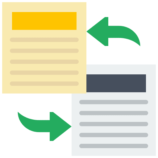 Exchange archive files and folders exchanging icon Exchange archive files and folders exchanging icon