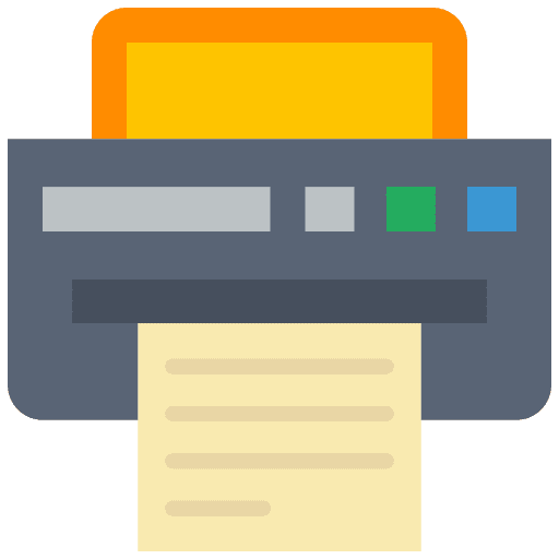 Printer printers tools and utensils electronics icon