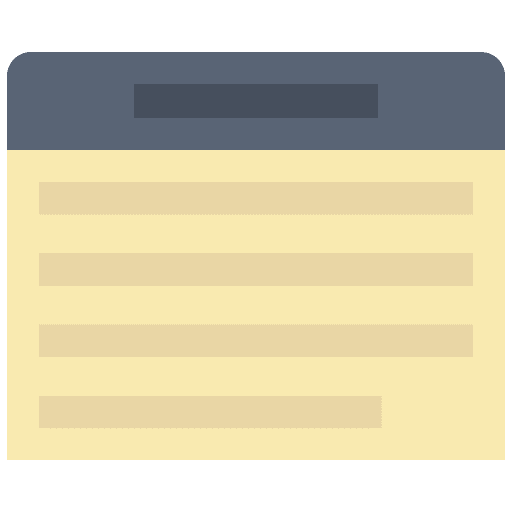 Notes organization files and folders write icon Notes organization files and folders write icon
