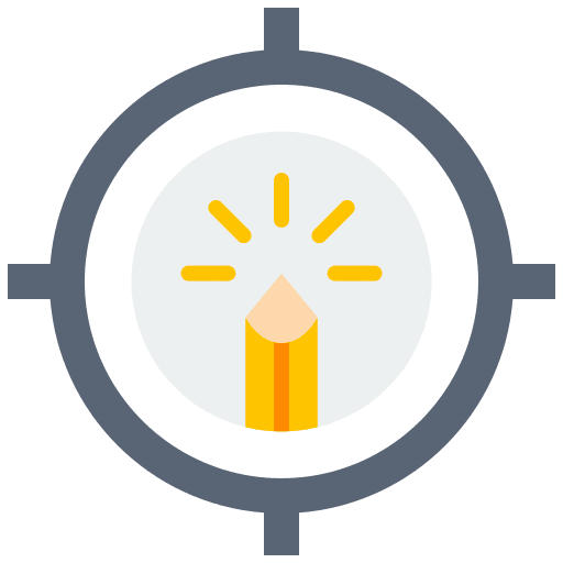 Target aim shooting weapons icon Target aim shooting weapons icon