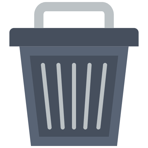 Trash button ecology and environment bin file icon Trash button ecology and environment bin file icon
