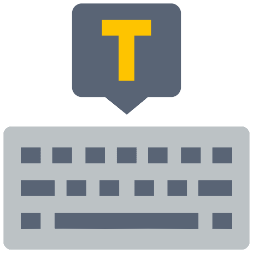 Typing electronics hardware keyboards icon Typing electronics hardware keyboards icon
