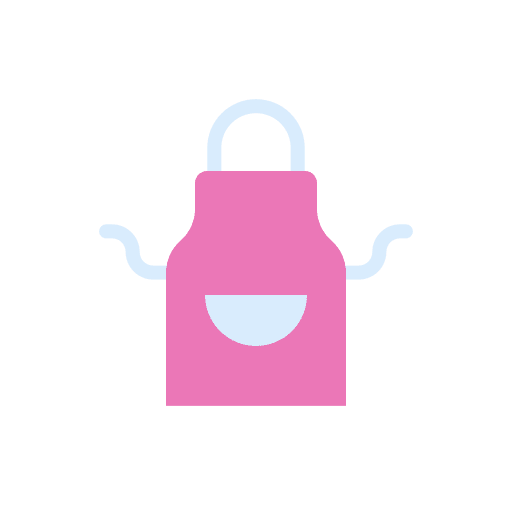 Apron kitchen protection clothing icon Apron kitchen protection clothing icon