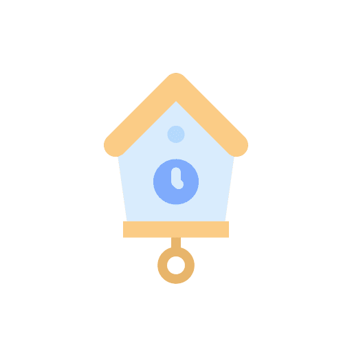 Cuckoo clock cuckoo clock ornament hour icon