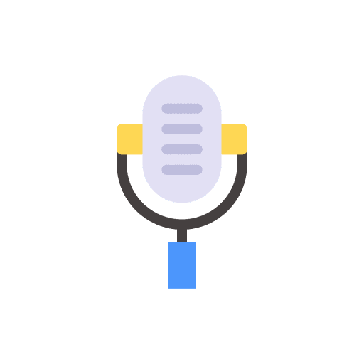 Vocal music and multimedia christmas vocal icon
