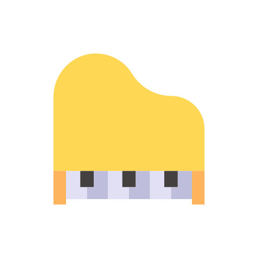 Grand piano piano music and multimedia musical instrument icon Grand piano piano music and multimedia musical instrument icon