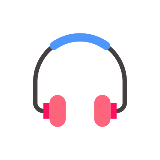 Headphone multimedia music and multimedia audio icon Headphone multimedia music and multimedia audio icon