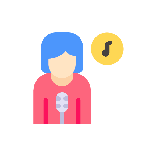 Scat microphone musician music and multimedia icon Scat microphone musician music and multimedia icon