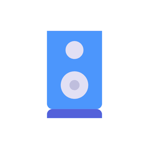 Speaker woofer loudspeaker speakers icon Speaker woofer loudspeaker speakers icon