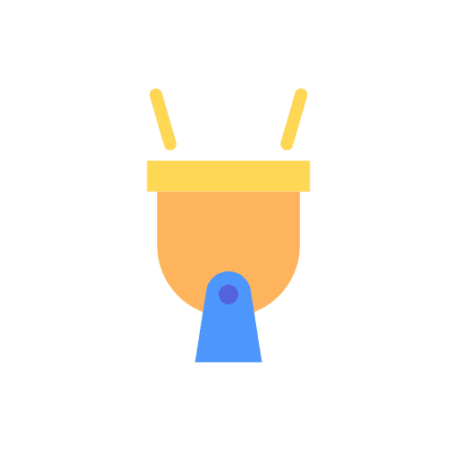 Spotlight music and multimedia concert stage icon Spotlight music and multimedia concert stage icon