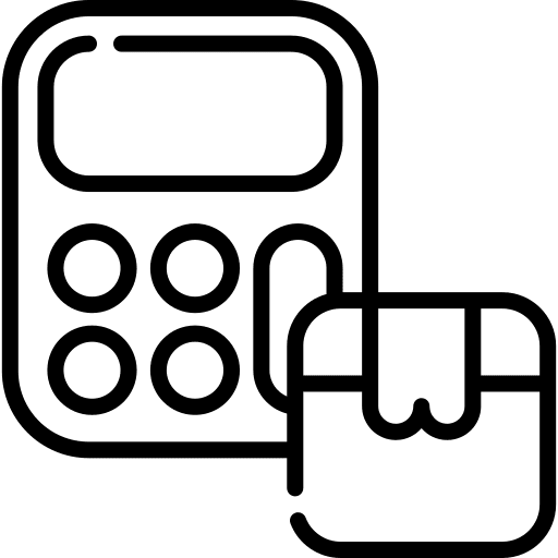 Calculate calculate cost expenses icon Calculate calculate cost expenses icon