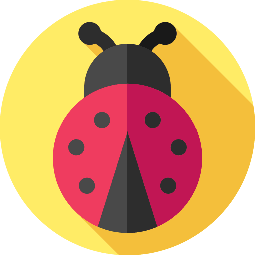 Ladybug entomology insect bug icon Ladybug entomology insect bug icon