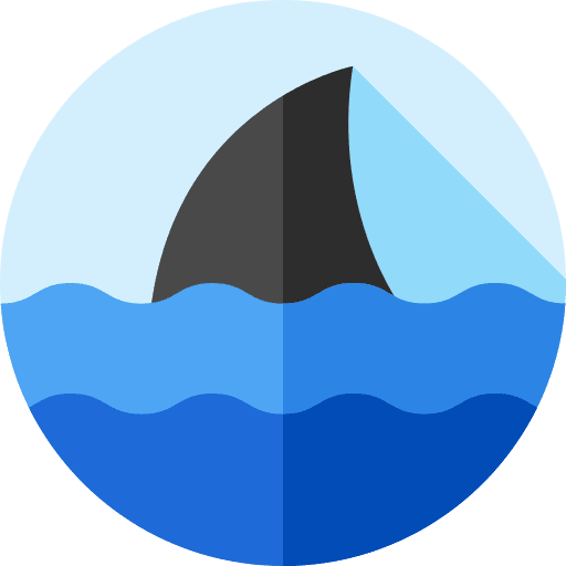 Shark ocean shark sealife icon Shark ocean shark sealife icon