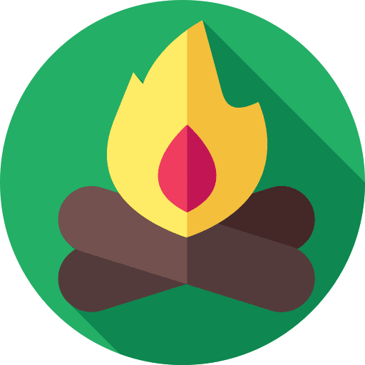 Bonfire wood holidays campfire icon Bonfire wood holidays campfire icon