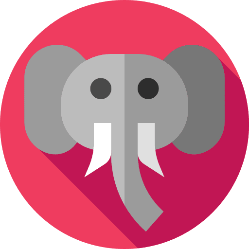 Elephant animal zoo animal kingdom icon Elephant animal zoo animal kingdom icon