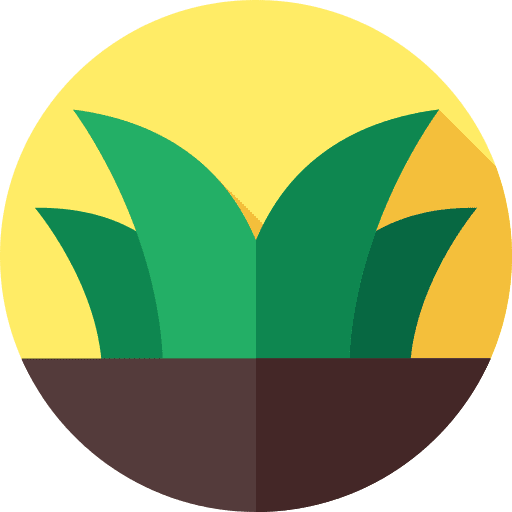 Grass leaves ground plant icon Grass leaves ground plant icon