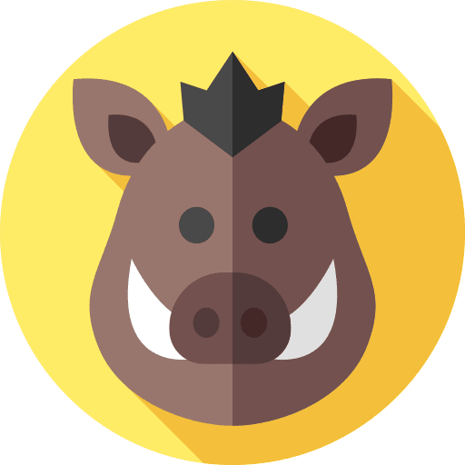 Boar wild pig wildlife fauna icon Boar wild pig wildlife fauna icon