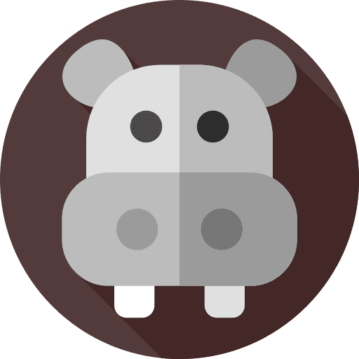 Hippo animals hippopotamus fauna icon Hippo animals hippopotamus fauna icon