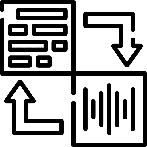 Text to speech education text to speech conversion icon