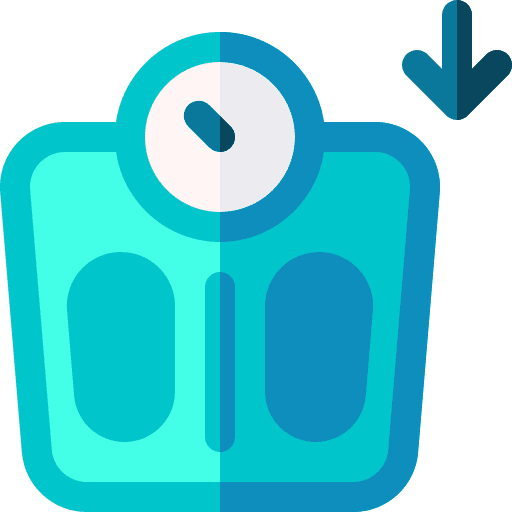 Weight loss healthcare and medical nutritionist weight loss icon