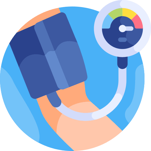 Hypertension arm healthcare and medical hypertension icon