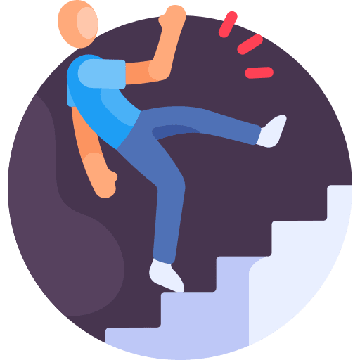 Accident hurt falling miscellaneous icon Accident hurt falling miscellaneous icon