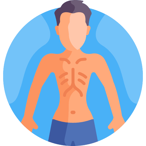 Malnutrition diet weight loss starvation icon