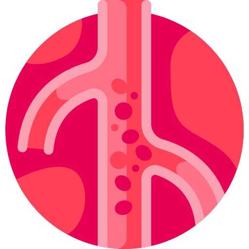 Vascular healthcare and medical arteries heart icon Vascular healthcare and medical arteries heart icon