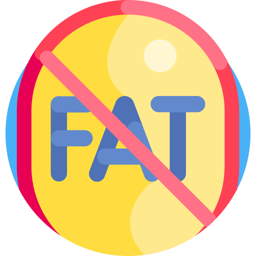 No fat healthcare and medical no fat food icon No fat healthcare and medical no fat food icon