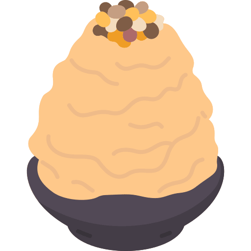 Shaved ice dessert sweet cup icon Shaved ice dessert sweet cup icon